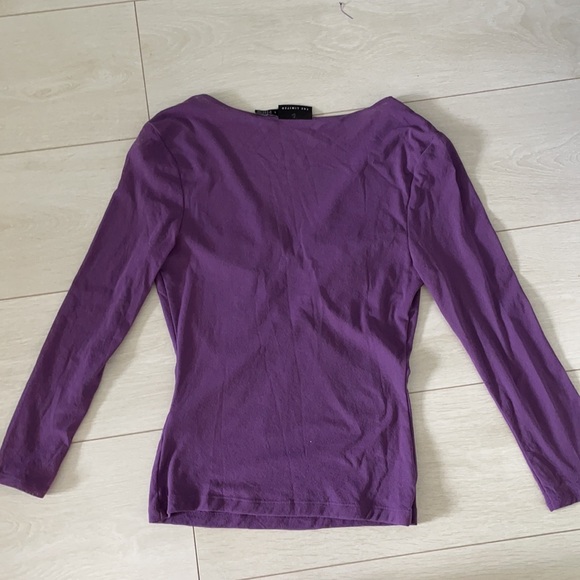 Purple long sleeve top - Picture 2 of 5
